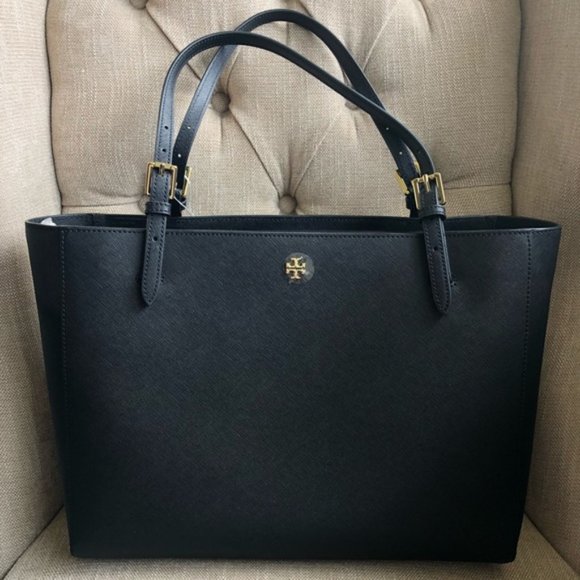 Handbags - Saffiano Large Tote | TORY BURCH